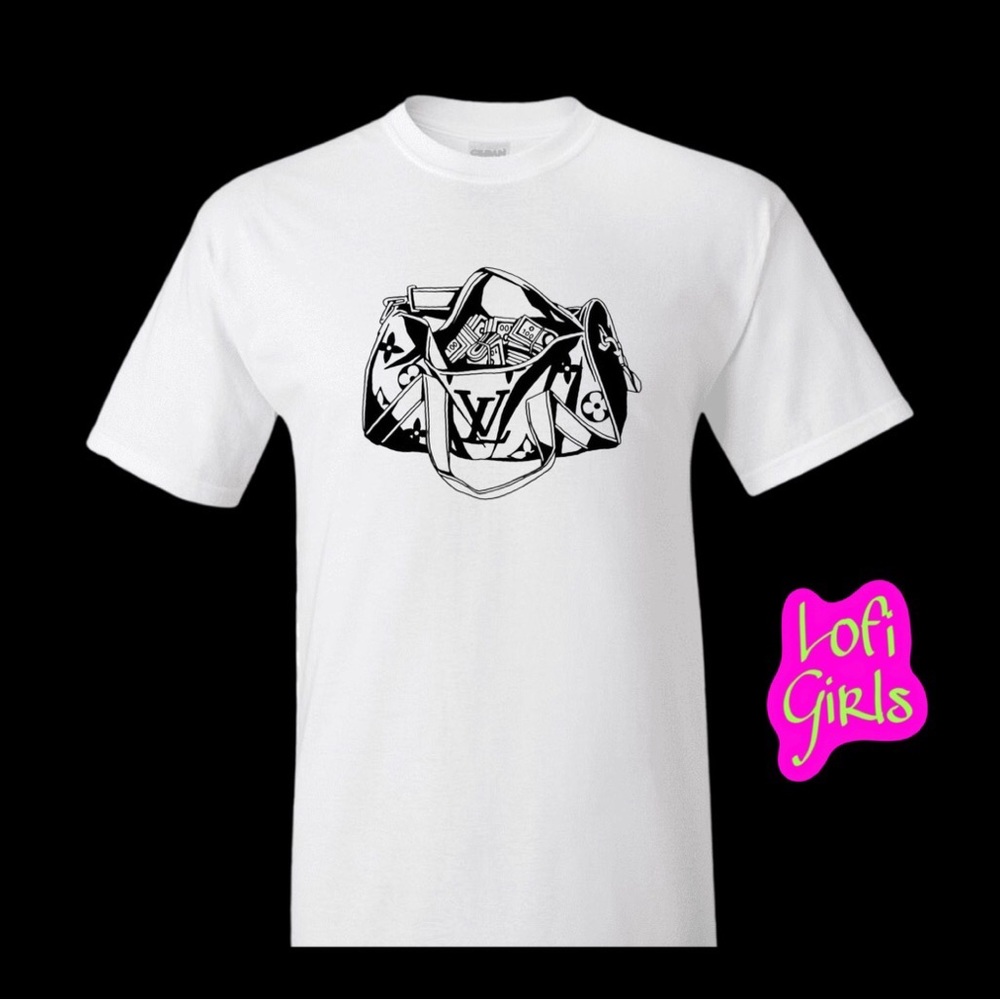 Designer Ting Custom Money Bag Lofi Girls Shirt